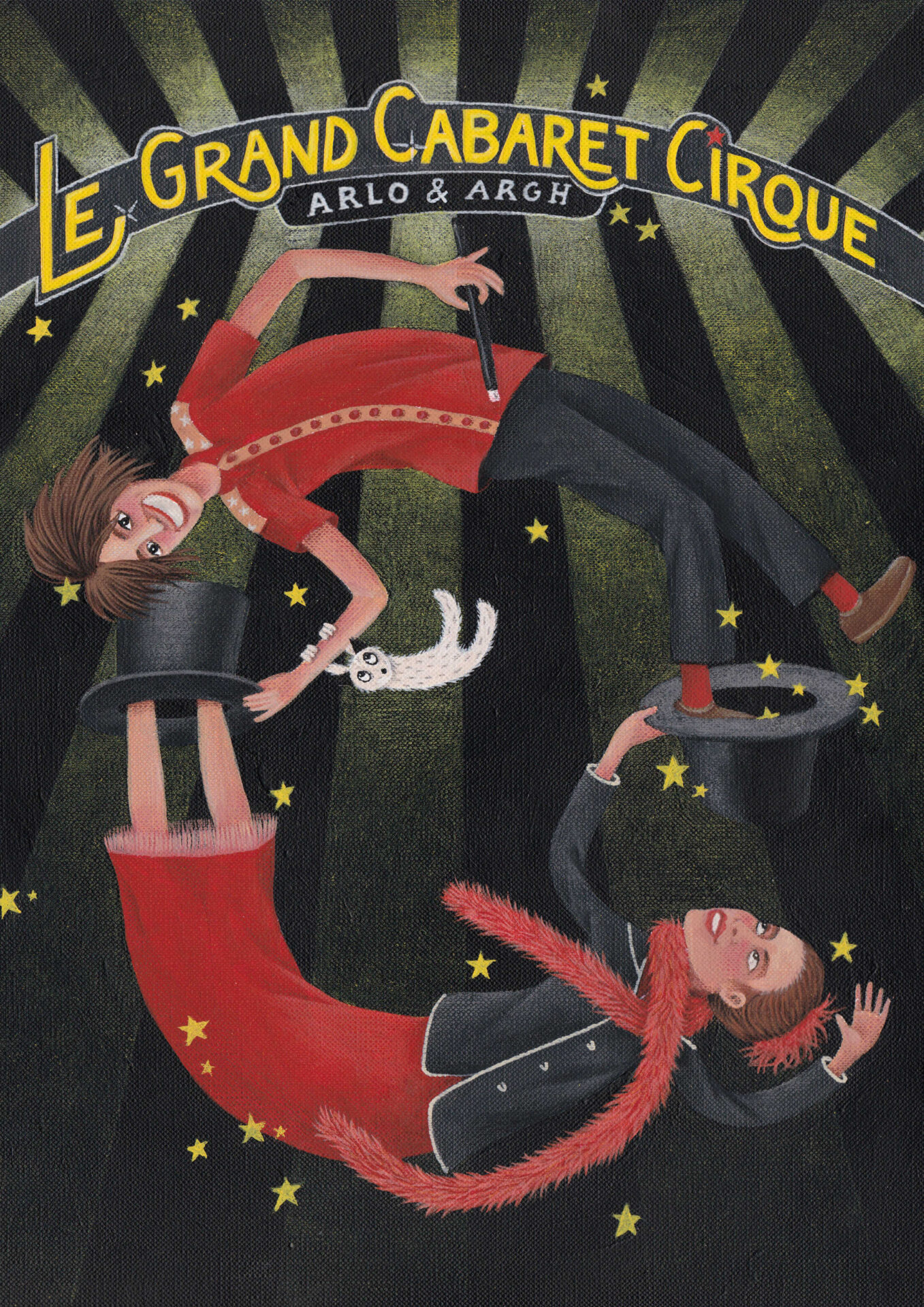 Affiche "le grand cabaret cirque" ©Cie Prise de Pied